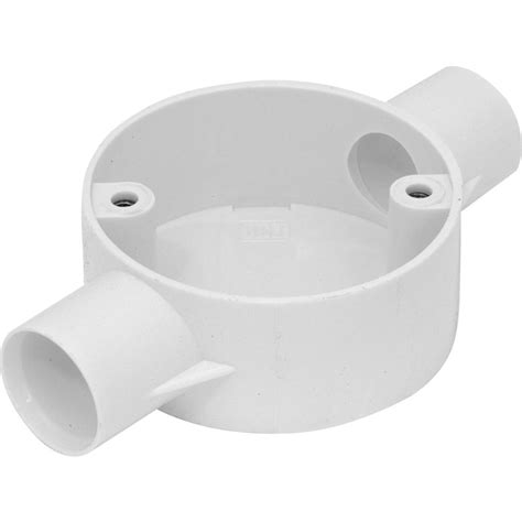 two way junction box|pvc circular box 2 way.